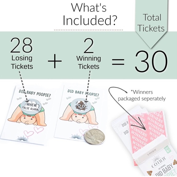 Did Baby Poopie? Baby Shower Game - Picture 3 of 3